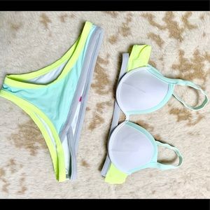 VS The Fabulous Padded Bikini Top and Bottom Set
